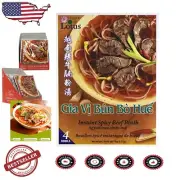 Ready-to-Eat Spicy Beef Pho Mix - 12 Convenient Servings for Authentic Taste