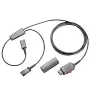 Plantronics 27019-03 Compatible Y-Cord Splitter Adapter Trainer with Mute Switch