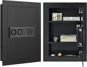 558.8mm (H) IRONMAX Wall Safe, Flat Recessed Hidden Wall Mount Safe Security Box