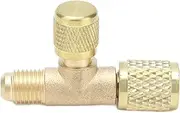 Refrigerant Valve AIR Conditioning Refrigeration Charging Adapter Valve for R22 R12 R134 HVAC Tools