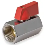MINI BALL VALVE 1/2" FEMALE BSPT PORTS ENZ-MINIBALL-08