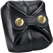 [Generic] Womens Wallet Purses Pouches Solid Color Mini Leather Purse Organizer Pouch Solid Color Mini Wallet Purse, C