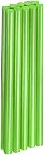 uxcell 10pcs Hot Glue Sticks 0.43" Dia x 9.84" Long EVA Mini Hot Melt Adhesive Glue Stick for Hot Melt Gun Wood Plastic Glass Flowers Fabrics Foam, Light Green