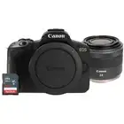 Canon EOS R50 Mirrorless Camera with RF 24mm f/1.8 Macro IS STM Lens + 64GB Card