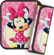 Akkya 2 Pack Seat Belt Cover Pad, Cartoon Seatbelt Cushion Car Seat Strap Pads for Kids Cute Bow Carseat Stroller Shoulder Strap Protector Accessories