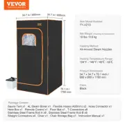 Portable Steam Sauna Tent 2000W Full Body Infrared Sauna Blanket with Chair