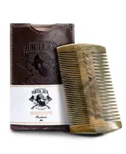 Sandalwood Beard Comb for Men - Handmade Beard & Mustache Comb - Premium Wood...