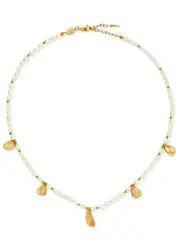 Missoma Pearl-embellished 18kt Gold-plated Necklace - One Size One Size