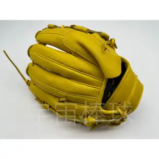 ※宇宙棒球※HI-GOLD 特殊訂製版 12吋 棒壘球手套 獨家HG金標 S造型球檔 標準型全封投手 亮黃