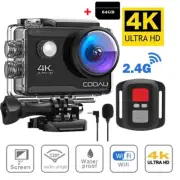 4K Sport Action Camera Ultra HD 20MP WiFi Driving Diving Camera Waterproof 64GB