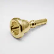 Genuine Bach 24K Gold Tuba/Sousaphone Mouthpiece, 18 NEW! Ships Fast!