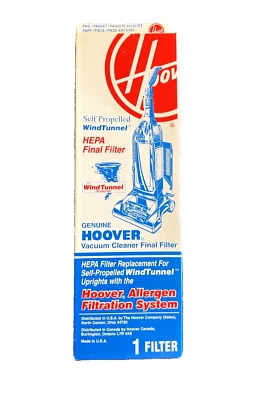 Filter Hoover Vacuum Cleaner HEPA Final Filter Replacement WindTunnel 43613-022