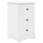 Pine Wood Bedside Table Drawers Storage Side Lamp Cabinet Bedroom Nightstand