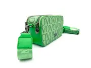 Valentino Orlandi Logo Cross Body Shoulder Wide Strap Camera Bag