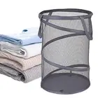Laundry Hamper Moisture-proof Laundry Hamper Mesh Laundry Basket with Handle