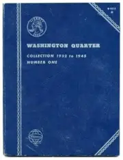 WHITMAN 9018 Coin Folder Liberty Quarters #1 1932-1945 Book