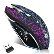 Wireless Rechargeable Gaming Mouse for Computer Laptop Gamer PC Desktop Mac