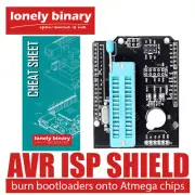 AVR ISP Shield burn bootloader Atmega ATMEGA328P-PU Programmer for Arduino UNO