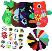 1Set Hand Puppet Making Kit DIY Craft Supplies for Vibrant Easy to Use Multiple Patterns Colors for Adults Role Play Accessories