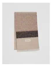 [Country Road] Alpaca Blend Stripe Scarf in Praline