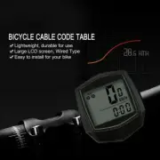 Wireless Bike Bicycle Computer LCD Digital Odometer Road Speedometer Waterproof