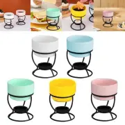 Tea Light Porcelain Melting Pot Chocolate Fondue Pot Anniversary Snack Candy