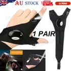 Waterproof Fishing Gloves with LED Flashlight Gloves Gear Night Fishing Outdoor