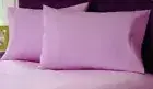 Queen Lavender Solid 4 Pc Bed Sheet Set 1000 Thread Count 100% Egyptian Cotton