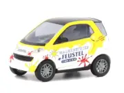 1:87 Scale Busch 48947 Smart Car City Coupe - Feustel Malerbetrieb - BNIB
