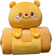 Sleeping Bag Blanket - Cute Kids Nap Mat Portable Soft Sleeping Pad | Comfortable Kids' Plush Toy Pillows for Christmas Or Valentine's Day