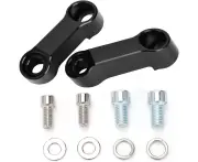 Joyzan Motorcycle Mirror Mount Riser Extender Adapter, Motorbikes Mirror Handlebar Mounts Risers Extenders Adapter M10 M8 Rearview Stem Mirrors Adapters Ki