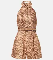 [Zimmermann] Zimmermann Printed linen jumpsuit AU 6 multicoloured