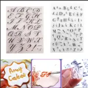 Fondant Cake Alphabet Letter Cookies Biscuit Stamp Embosser Mold Cutter Decor AU