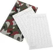 TOGEVAL 1 Set Scorebook Portable Golfing Record Book Score Keeping Notepad Recording Notebook Golfs Scorecards Book Fashionable Record Notebook Golfing Recording Tool Golfs Supplies