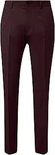 [s.Oliver BLACK LABEL] Men's Wool Blend Slim Fit Suit Trousers