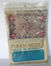 Rugs by Number Punch Needle Vtg Vogart Crafts 24x36 Cape Cod #1500D Create