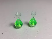 New LEGO Erlenmeyer Flask Trans Bright Green Fluid Authentic Minifig Bottle