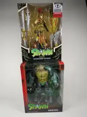Brand New SPAWN Megafig Overtkill 10" figure & Deluxe Mandarin Spawn 7" Figure