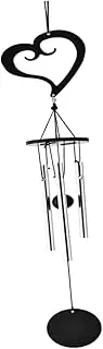 FONDOTIN Wind Chime Decoration Metal Wind Chime Music Ornament Heart Shape