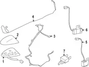 Genuine Nissan Antenna Cable 28242-6GP0C (for: Nissan)