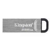 Kingston DataTraveler Kyson USB Flash Drive - 256GB USB 3.2 - Stylish Capless Metal Case - Read Up to 200MB/s [DTKN/256GB]