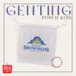 DGGCLOTH POUCH COIN紀念品雲頂高原 SKYWORLD COIN WALLET BY MALAYSIA