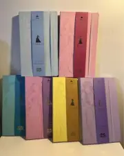 Spirax Disney 196 Page Journal Set Of 6 - Belle, Cinderella, Jasmine, Aurora,