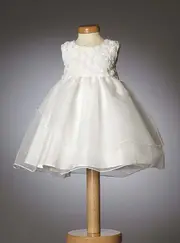 Christening - Baby Girl Organza Belle Dress