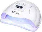 UV Gel Nail Lamp,80W UV Nail Dryer LED Light for Gel Polish-4 Timers Professiona