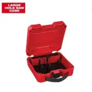 Milwaukee Large Hole Saw Case w/ Interchangeable Peg Reinforced Grid (Case Only)