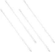 [Homoyoyo] 4pcs Shutter Rotary Rod Vertical Blinds for Windows Blind Wand Replacement with Hook Drapery Pull Rod Wand Blind Tilt Wand with Hook Sunroof Plastic White Strip Office