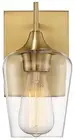 Savoy House 9-4030-1 Brass Octave 5"W Bathroom Sconce