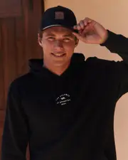 [RVCA] RVCA Men's Va Atw Curved Brim Trucker Cap in Black One Size Black