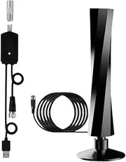 Daiilg TV Antenna for Smart TV Older TV 10Ft Cable 4K 1080p Amplifier Signal Booster 120+ Mile Long Range Digital Antenna